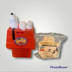 chex party mix and peanuts bank & peanuts 50th anniversary Collector Series